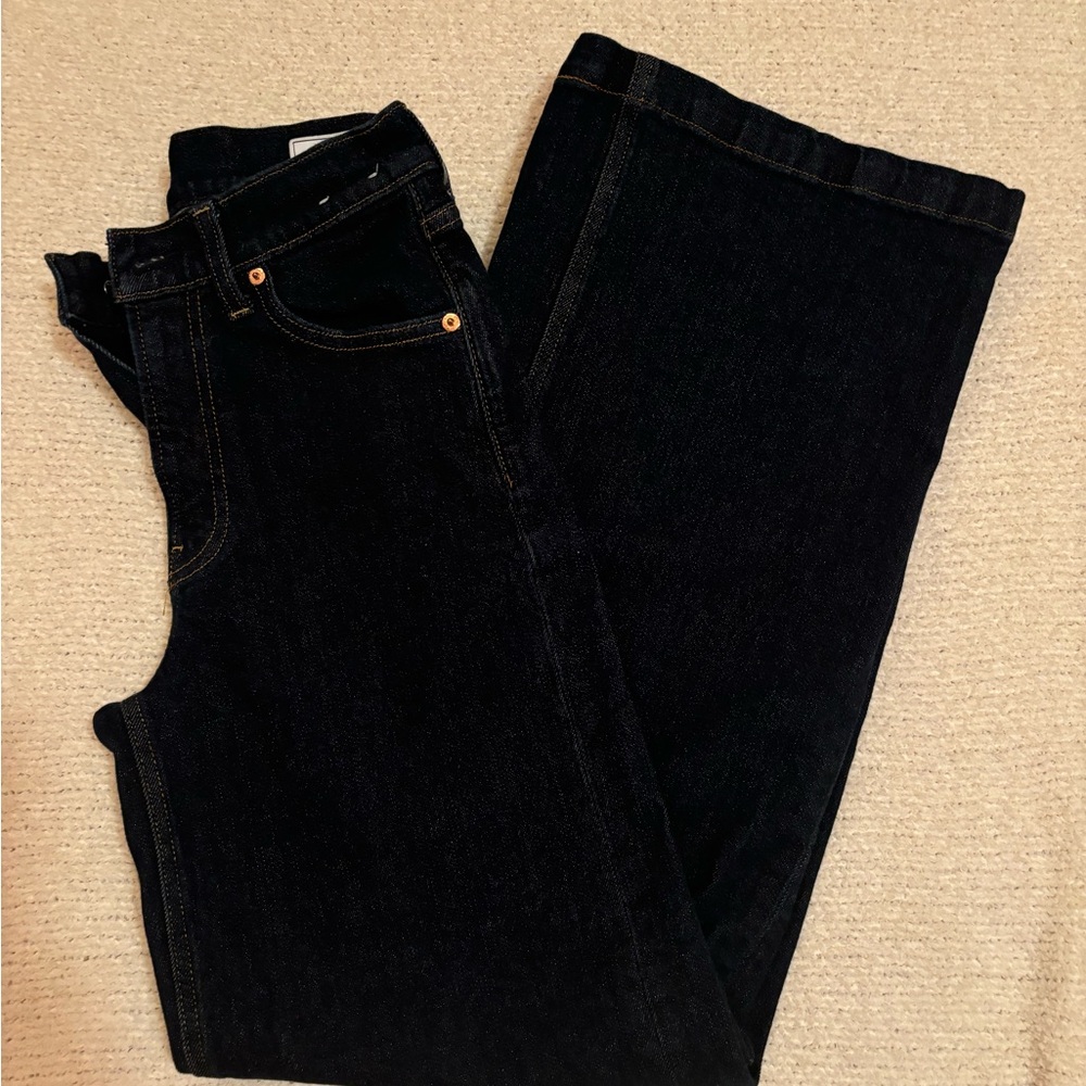 GAP Women's Straight Leg Black Jeans
